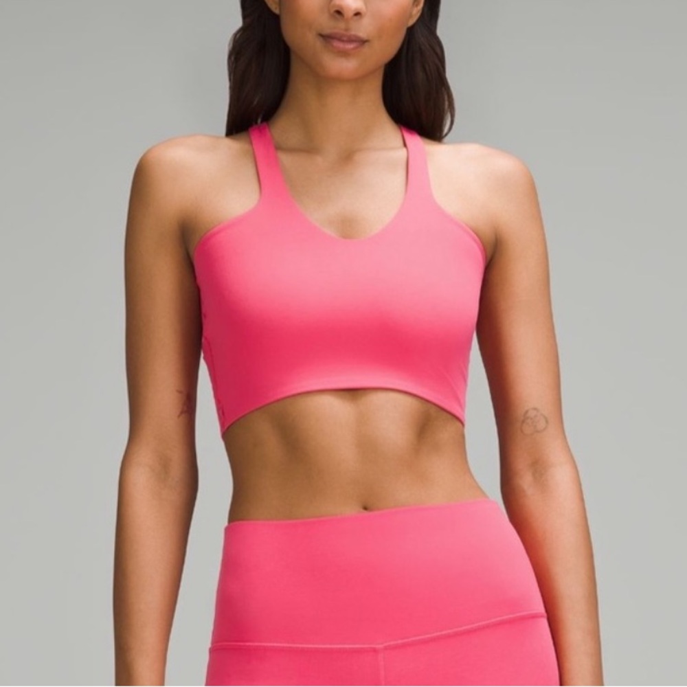 Lululemon Bend This V Bra- Gloss